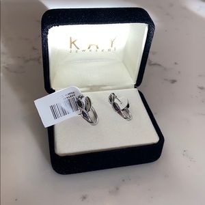 Kay Jewelers Gemstone Hoop Earrings